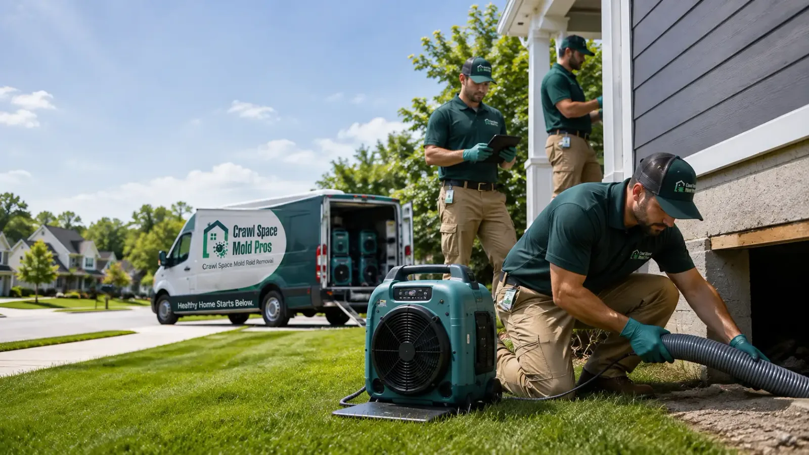 Crawl Space Mold Removal in Galt, CA